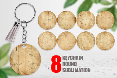 Keychain Old Paper Sublimation artnoy 
