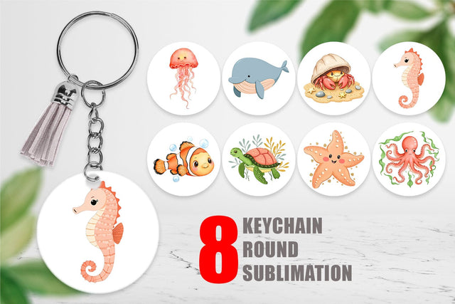 Keychain Peach Fuzz Friends Sublimation artnoy 