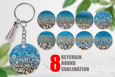 Keychain Pebbles and Water Sublimation artnoy 