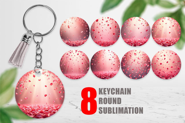 Keychain Petal Rain Sublimation artnoy 