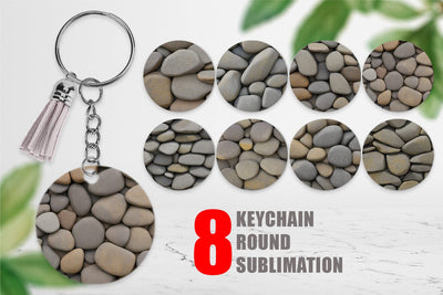 Keychain Rocks Background Sublimation artnoy 
