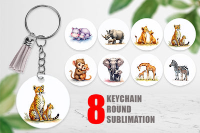 Keychain Safari Love Sublimation artnoy 