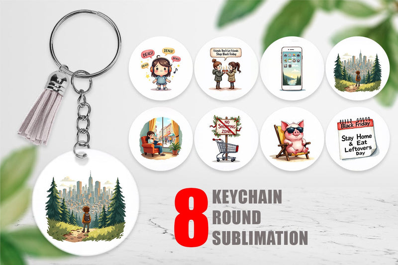 Keychain Sale Survival Kit Sublimation artnoy 