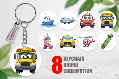 Keychain Sarcastic Transport Squad Sublimation artnoy 