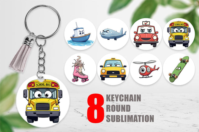 Keychain Sarcastic Transport Squad Sublimation artnoy 