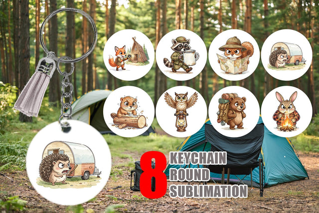 Keychain Serious Survivalist Animal SVG artnoy 