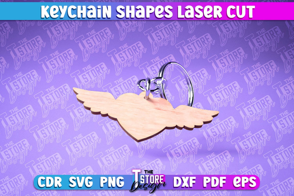 Keychain Shapes Laser Cut | Keychain Laser Cut Design | CNC Files - So ...