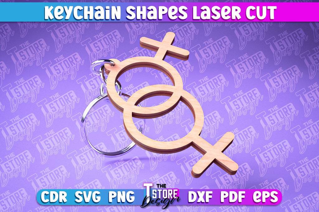 Keychain Shapes Laser Cut | Keychain Laser Cut Design | CNC Files - So ...