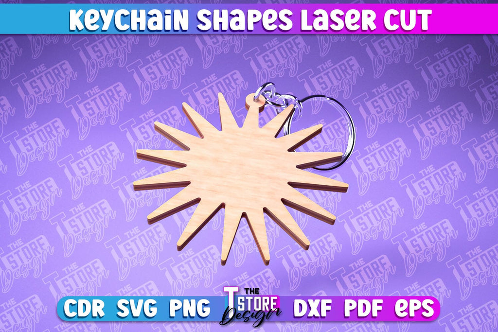 Keychain Shapes Laser Cut | Keychain Laser Cut Design | CNC Files - So ...