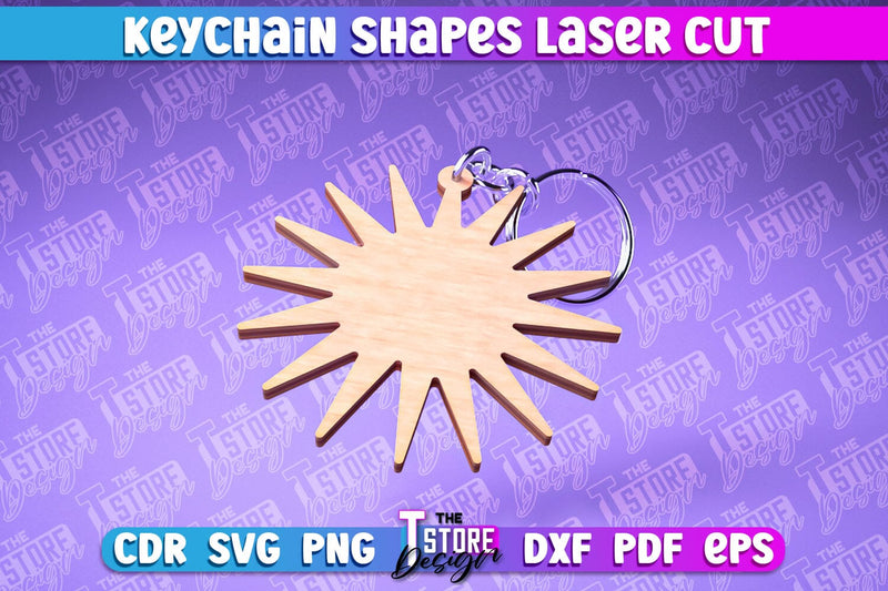 Keychain Shapes Laser Cut | Keychain Laser Cut Design | CNC Files - So ...