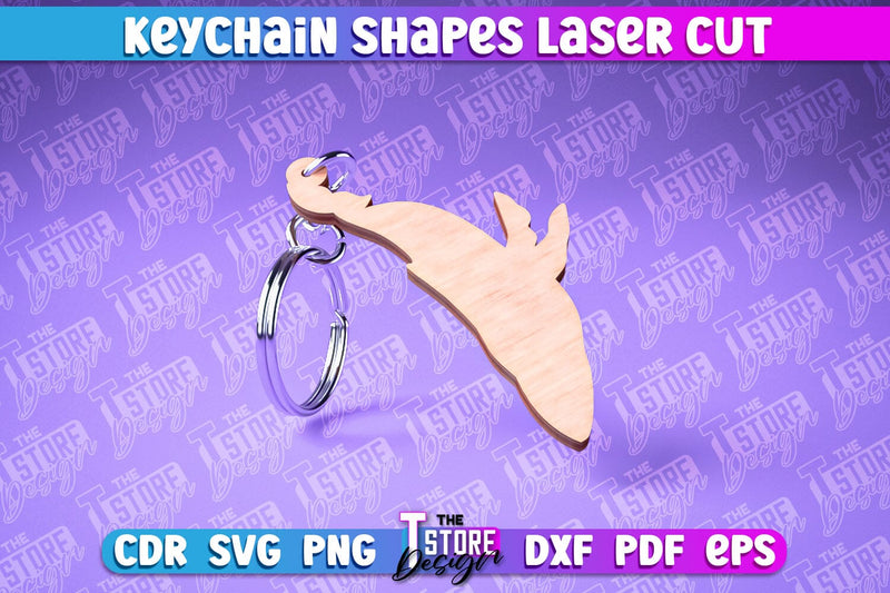 Dfx File Keychains Keychain Shapes Laser Cut | Keychain Laser Cut Design | CNC Files - So ...