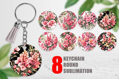 Keychain Snapdragon Pattern Sublimation artnoy 