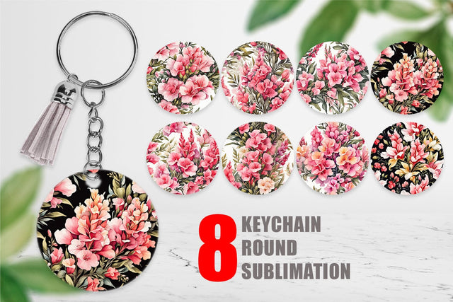 Keychain Snapdragon Pattern Sublimation artnoy 