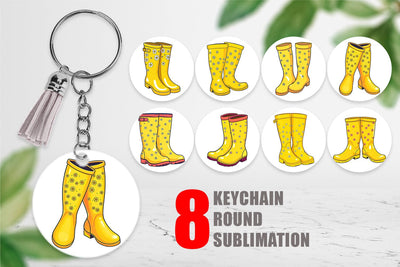 Keychain Spring Ladybug Sublimation artnoy 