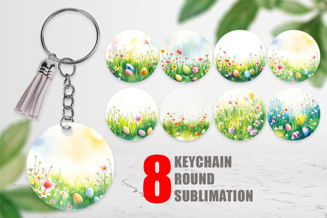 Keychain Spring Meadow Sublimation artnoy 