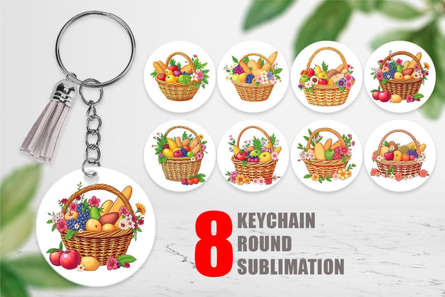Keychain Spring Tulip Sublimation artnoy 