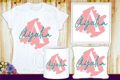 Keychain SVG Bundle, Distressed Alphabet Monogram Letters, Distressed Font SVG Designs SVG D2PUTRI Designs 