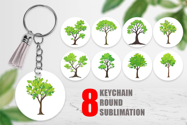 Keychain Tree Sublimation artnoy 