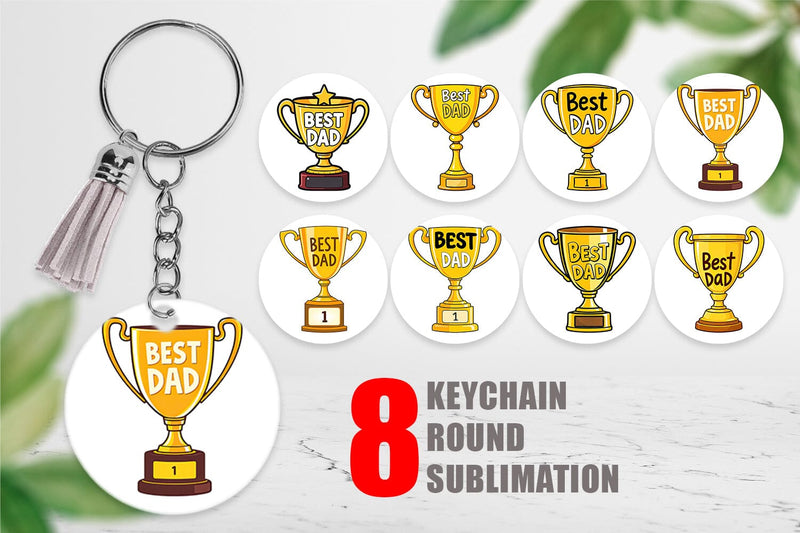 Keychain Trophy Sublimation artnoy 