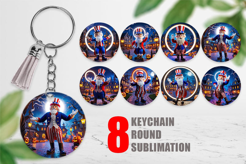 Keychain Uncle Sam Sublimation artnoy 