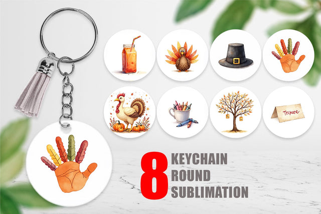 Keychain Watercolor Kids Table Crafts Sublimation artnoy 