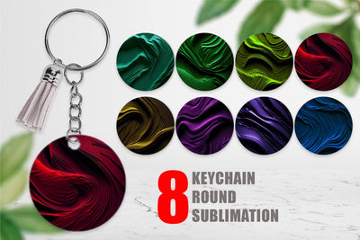Keychain Whipped Texture Sublimation artnoy 