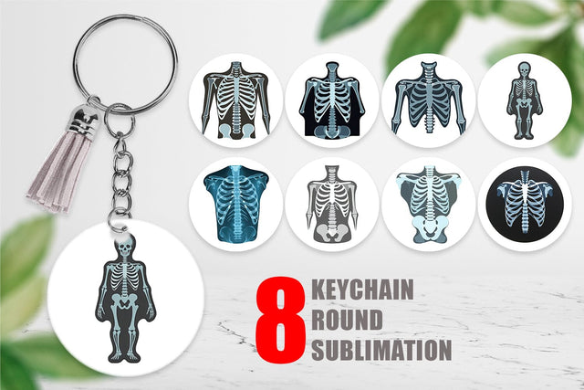 Keychain X-Ray Scan Sublimation artnoy 