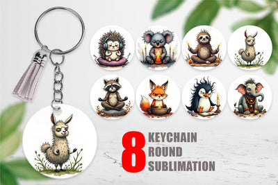 Keychain Zen Fail Critters Sublimation artnoy 