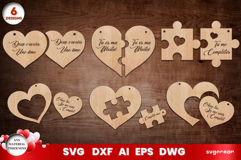 Keychains Laser Cut Mega Bundle SVG SvgOcean 