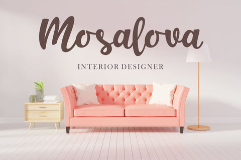 Khaleiyfa - Lovely Modern Script Font Mozzatype 