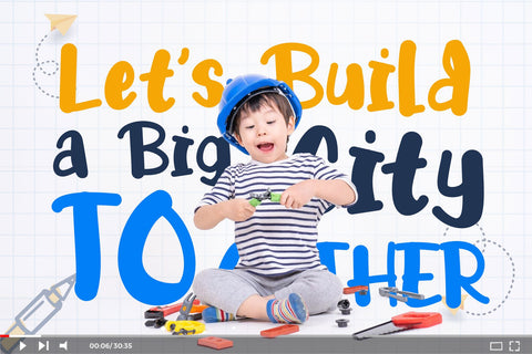 Kiddie Barra – Authentic School Style Font Font Mozzatype 