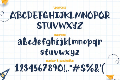 Kiddie Barra – Authentic School Style Font Font Mozzatype 
