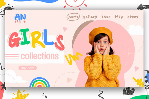 Kido Hand - a decorative kids font Font Mozzatype 