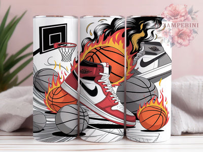 Kids Basketball Sports Orange Tumbler, Sports Tumbler PNG, Kids Basketball Design, 20oz Sublimation Wrap, Boys Girls Sports Cup, Orange Ball Tumbler, Youth Basketball Gift Sublimation Li Zamperini 