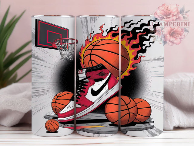 Kids Basketball Sports Orange Tumbler, Sports Tumbler PNG, Kids Basketball Design, 20oz Sublimation Wrap, Boys Girls Sports Cup, Orange Ball Tumbler, Youth Basketball Gift Sublimation Li Zamperini 