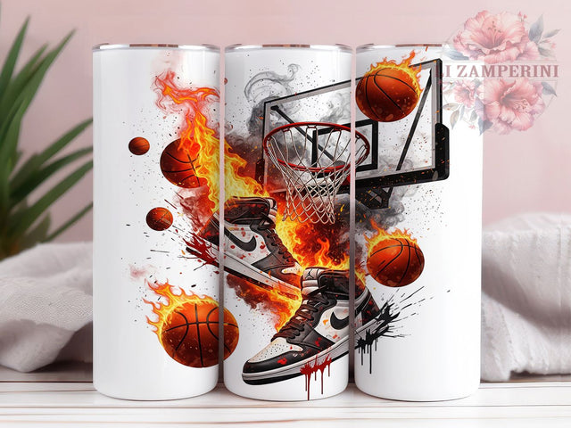 Kids Basketball Sports Orange Tumbler, Sports Tumbler PNG, Kids Basketball Design, 20oz Sublimation Wrap, Boys Girls Sports Cup, Orange Ball Tumbler, Youth Basketball Gift Sublimation Li Zamperini 