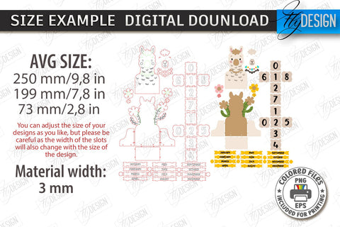 Kids Block Calendar Laser Cut Bundle | Child Room Décor | Kids Design | Calendar with Blocks | Two Number Blocks | Calendar with Cubes | Desktop Calendar | CNC Files SVG Fly Design 