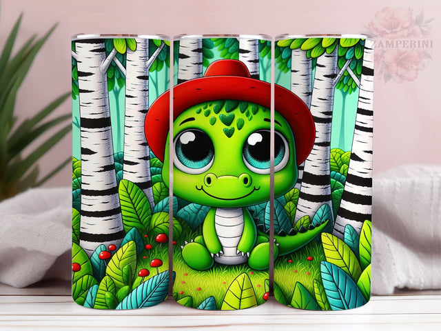 Kids Crocodile 20oz Tumbler Wrap PNG, Green Boy Tumbler Png, Straight & Tapered Tumbler Wrap, Instant Digital Download Sublimation Li Zamperini 