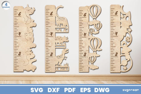 Kids Height Charts Mega Bundle SVG SvgOcean 