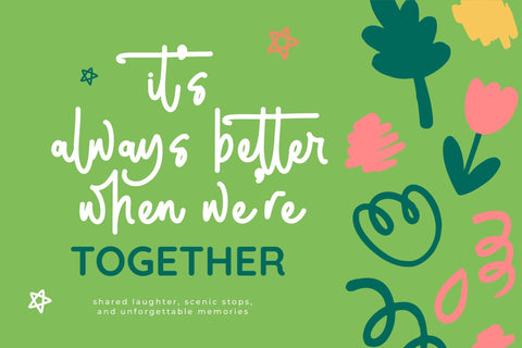 Kids Journey - Bold Handwritten Font Type Font Letterena Studios 