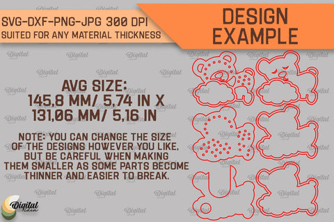 Kids Led Night Light SVG. Laser Cut Kids Night Lamp SVG SVG Evgenyia Guschina 