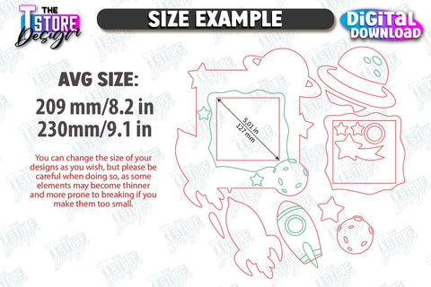 Kids Light Switch Frames Laser Cut Bundle | Animals Design | Children Room Wall Décor | Nursery Décor | CNC Files SVG The T Store Design 