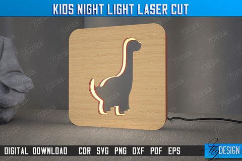 Kids Night Light Bundle | Led Night Light | Table Figurines | Animals Silhouette | CNC Files SVG Fly Design 