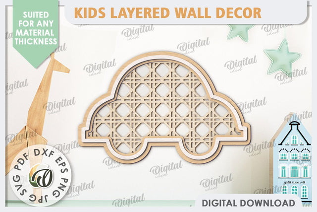 Kids Room Wall Decor Laser Cut. Baby Room SVG. Car SVG SVG Evgenyia Guschina 