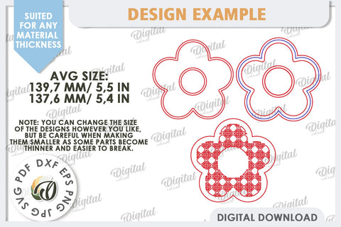 Kids Room Wall Decor Laser Cut. Baby Room SVG. Flower SVG SVG Evgenyia Guschina 