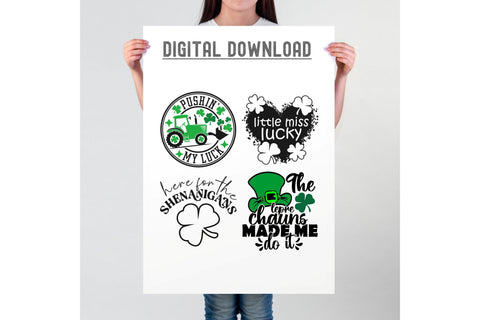 Kids St Patricks Day SVG Bundle | St Patricks Day Svg | Shamrock Svg | Clover Svg | Irish Svg | Svg Files For Cricut | St Patricks Day PNG SVG TonisArtStudio 