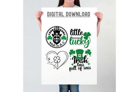 Kids St Patricks Day SVG Bundle | St Patricks Day Svg | Shamrock Svg | Clover Svg | Irish Svg | Svg Files For Cricut | St Patricks Day PNG SVG TonisArtStudio 