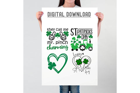 Kids St Patricks Day SVG Bundle | St Patricks Day Svg | Shamrock Svg | Clover Svg | Irish Svg | Svg Files For Cricut | St Patricks Day PNG SVG TonisArtStudio 
