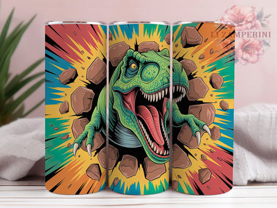 Kids T-Rex Dinosaur Tumbler, T-Rex Cup Design, 3D Dino Drinkware, Jurassic Child Mug, Boys Dino Gift, Prehistoric Tumbler Wrap, Fun Dino Cup Sublimation Li Zamperini 