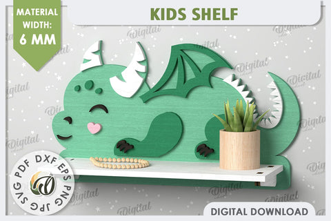 Kids Wall Shelfs Laser Cut Bundle. Shelfs for Kids Room SVG SVG Evgenyia Guschina 